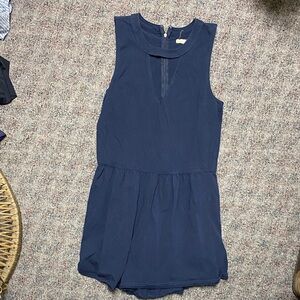 Hollister Navy Blue Romper